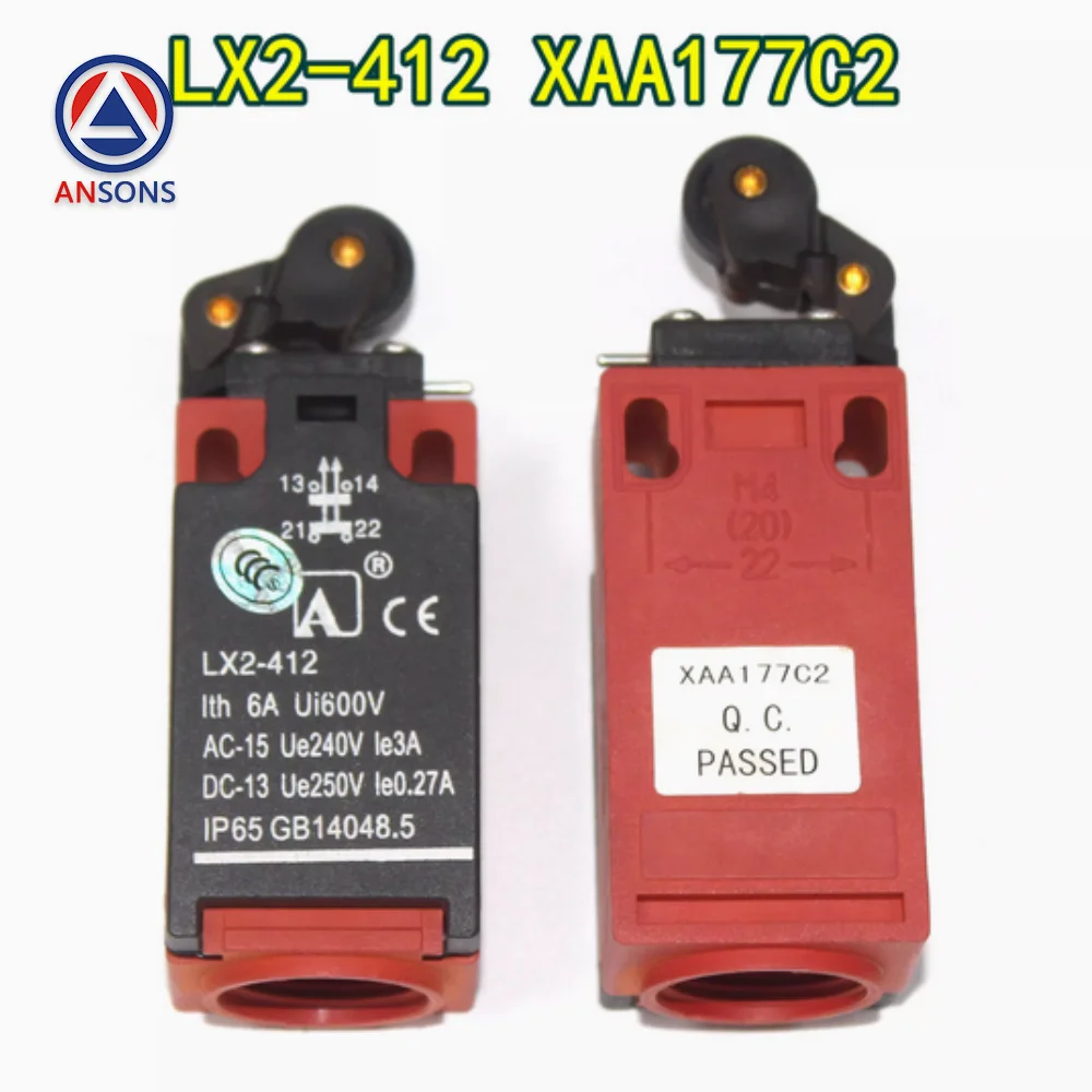 XAA177B2 C1 C2 BY3 EY1 OTIS مفتاح حد المصعد Ansons قطع غيار المصاعد