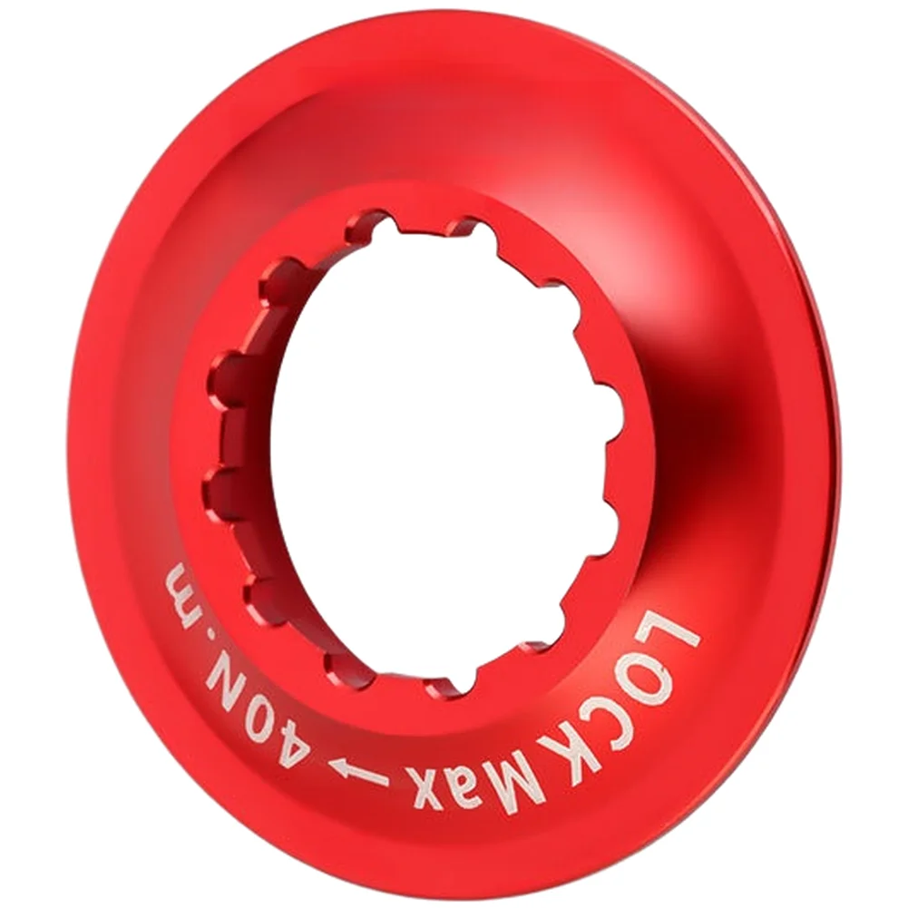 CNC Machined Center Lock Adapter Black,Red,Blue,Rainbow Aluminum Alloy Brake Adapter Cycling Lightweight Design