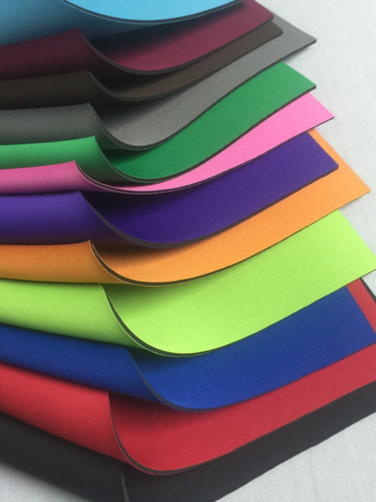 4mm Thick SBR Double Sided Neoprene Fabric  Bonded Cloth For Surfing Diving Gear Sports Protector 50x130cm