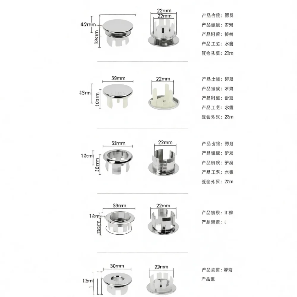 洗面台オーバーフローカバー、シンクトリム装飾リング、浴室洗面 - Home Hardware Bathroom Vanity With Sink のレビューと価格