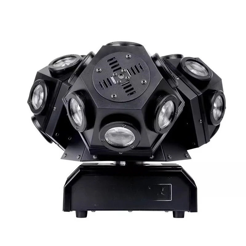 18 three-head beam of light shaking head laser rotating light KTV flash voice-activated dance t full color dyeing bar