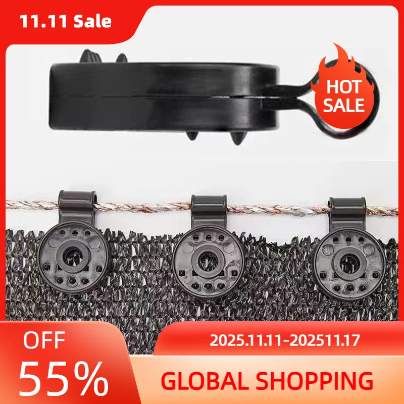 

Пластиковые зажимы для тента, сетчатый зажим для наружной тени, садовые инструменты для кемпинга, строительный забор, фиксирующий крюк для тента, 5-100 шт.