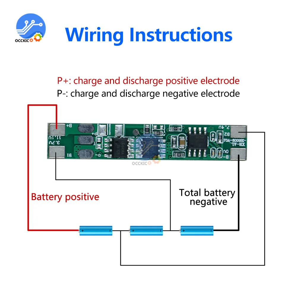BMS 3S 5A 11,1 V 18650 Защитная плата зарядного устройства для литий-ионного аккумулятора с никелевой полосой, стандартный порт для внешнего аккумулятора