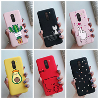 For Xiaomi Pocophone F1 Case Cute Cactus Soft TPU Silicone Back Cover For Pocophone F1 F 1 Poco F1 Phone Case Fundas Coque Shell