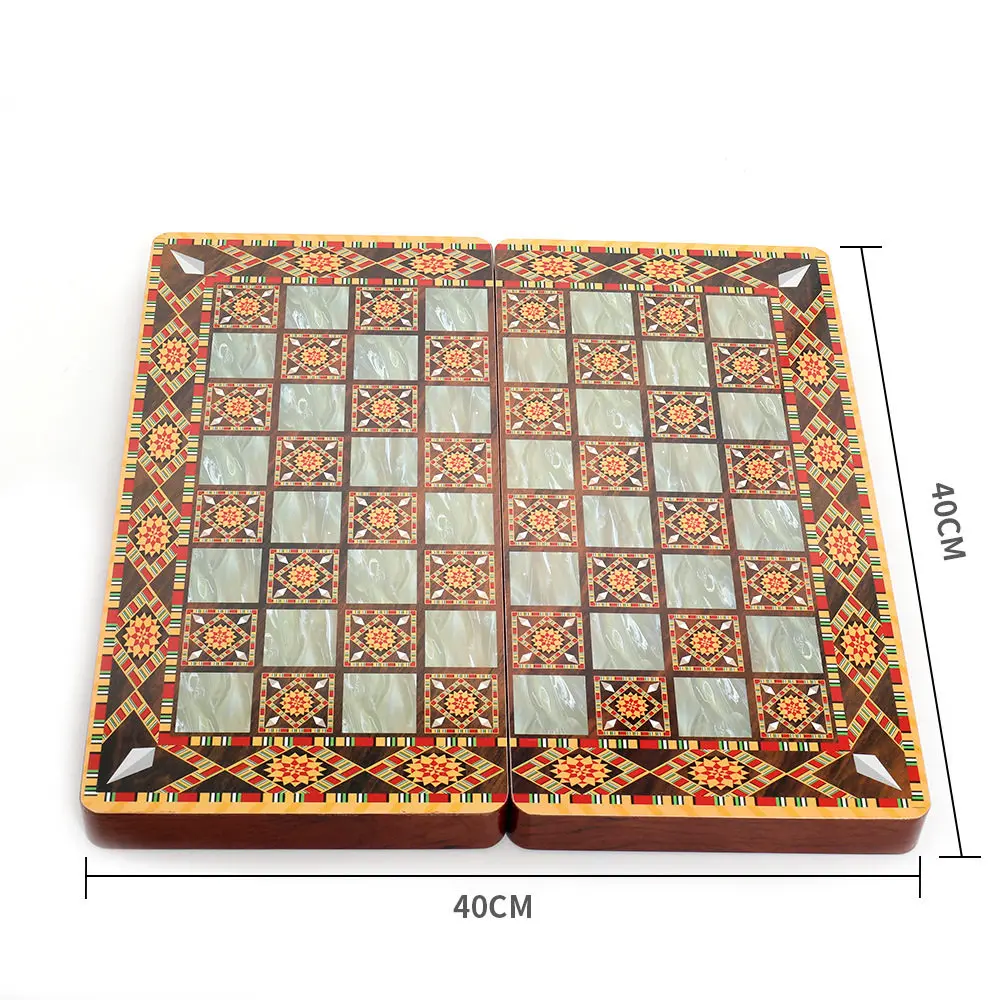40Cm 3-in-1 Multifunctional Chess Board Games Table Toys Children's Puzzle Gift Box Packaging