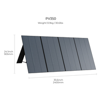Bluetti Solar Panel 300watt 400watt 300w 400w ETFE Portable Foldable Solar Kit For Power Station