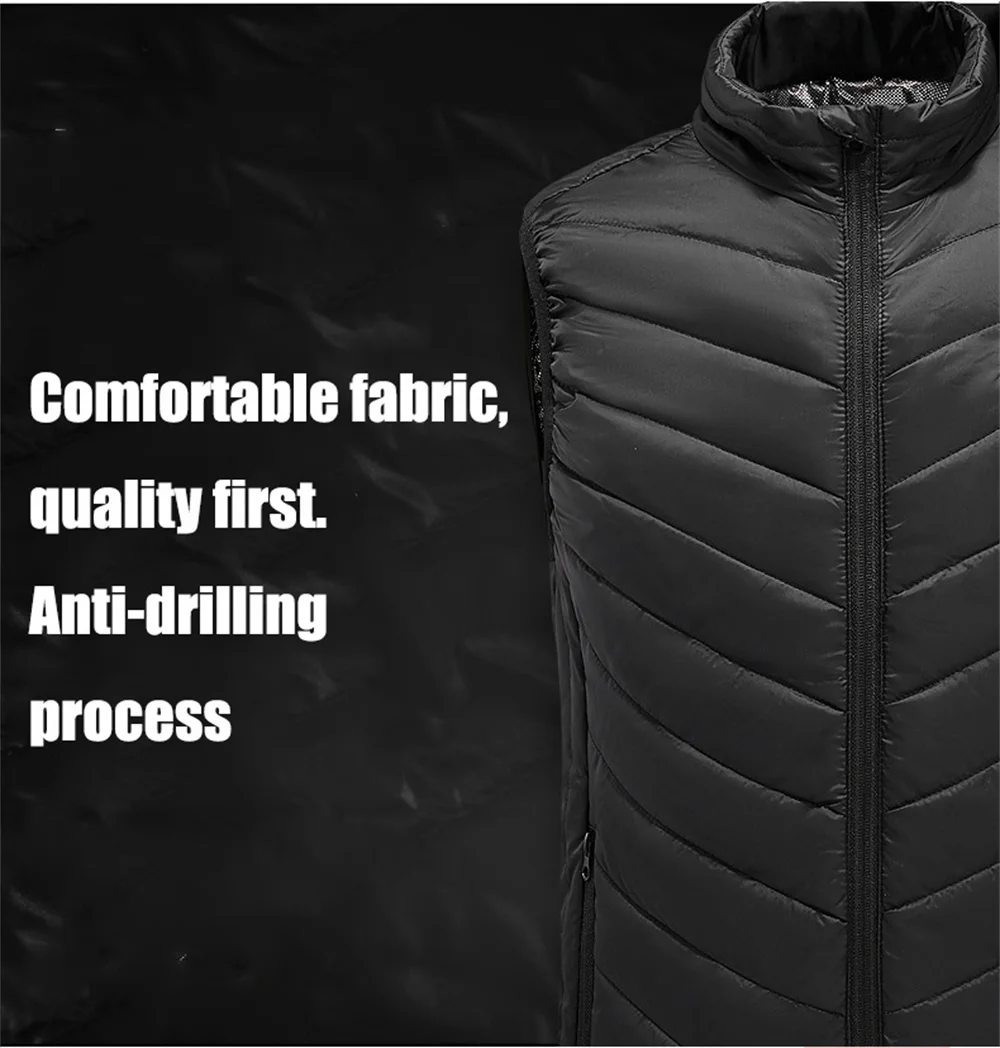 Winter New 9 Areas Heated Vest Warm Men Women Usb Heated Jacket Jackets Sportswear Heated Coat 4XL Outdoor Hunting