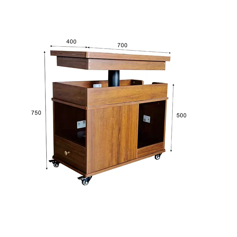 LMM movable lifting coffee table coffee seat living room household small apartment sofa small coffee table