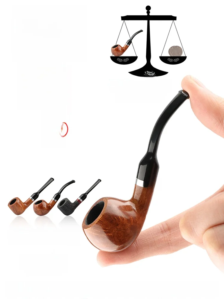 

And Brandy Pipe ShaoLan Tobacco Pipe Free Style Chinese Production Blackthorn Wood Material for Smoking Accessories