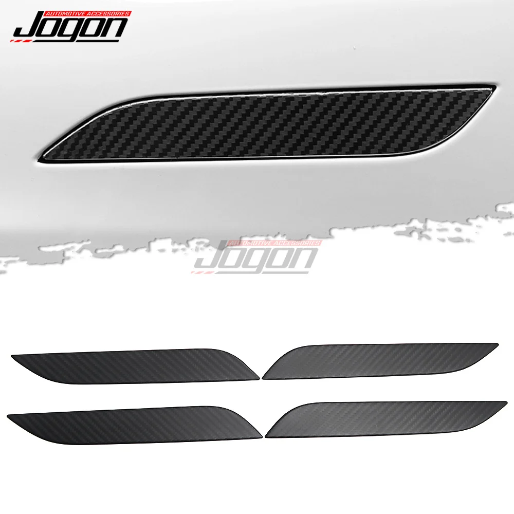 

Накладки на ручки дверей из настоящего карбона для Tesla Model 3 Y S 2017-2022