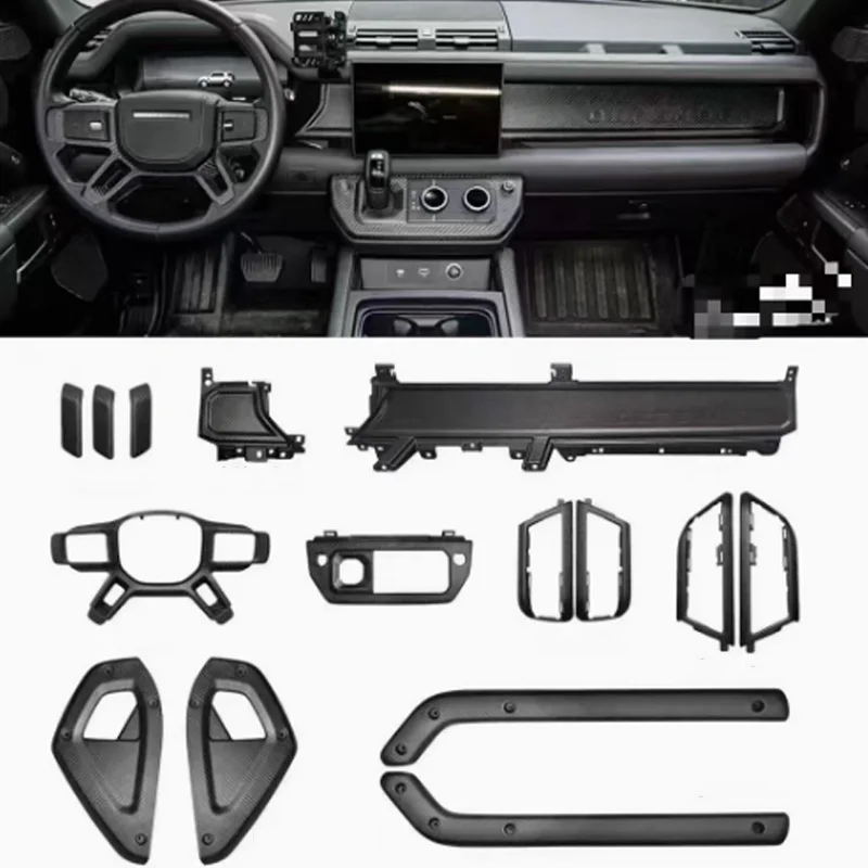 

For Land Rover Defender 90 110 130 2022 2023 2024 Car Trim Centre Console Dashboard Side Panel Trim Sticker Interior Accessories
