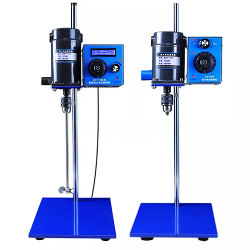 Misturador elétrico de laboratório 25L/35L Temporização Display digital Agitador suspenso 60-1650RPM 220V