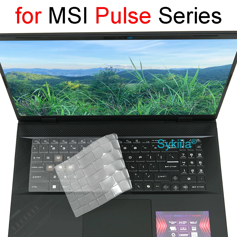 

Чехол для клавиатуры для MSI Pulse 16 17 A16 A17 GL66 GL76, силиконовый защитный чехол