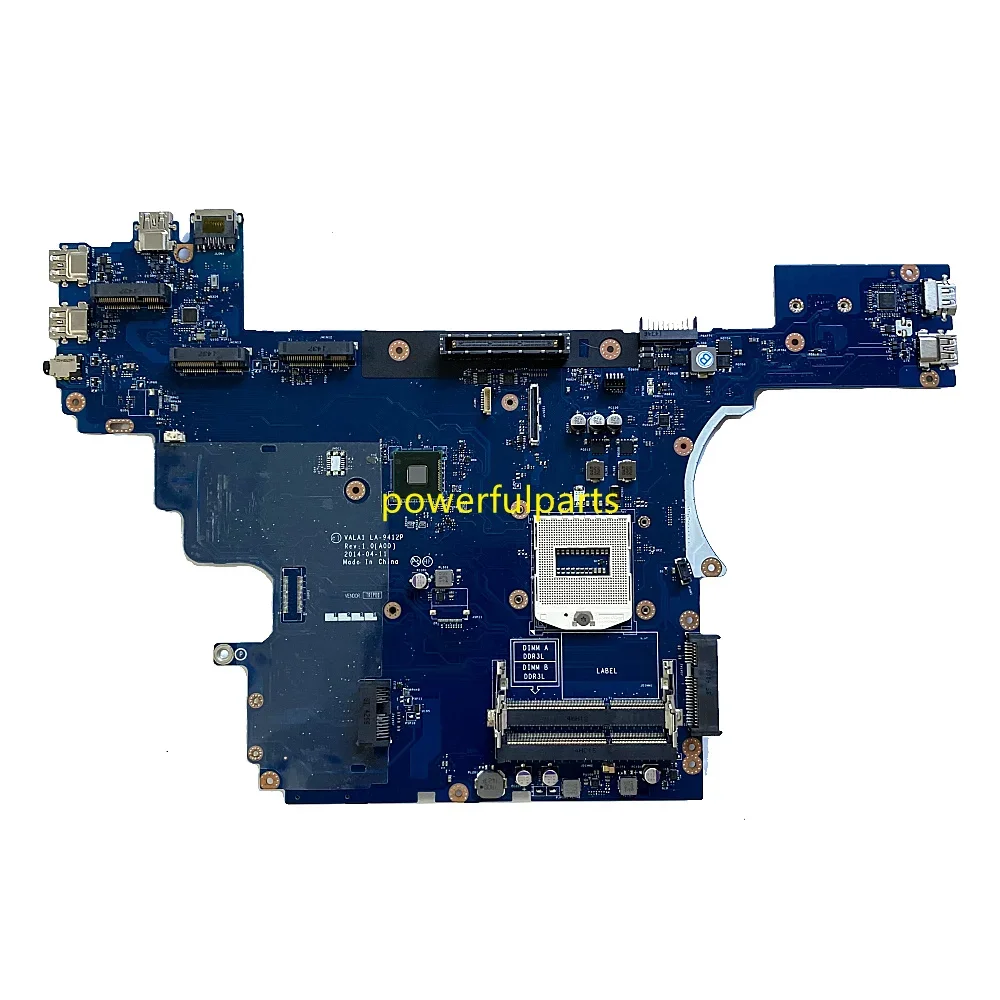 00C96W For Dell Latitude E6540 Laptop Motherboard VALA1 LA-9412P DDR3 Working Good