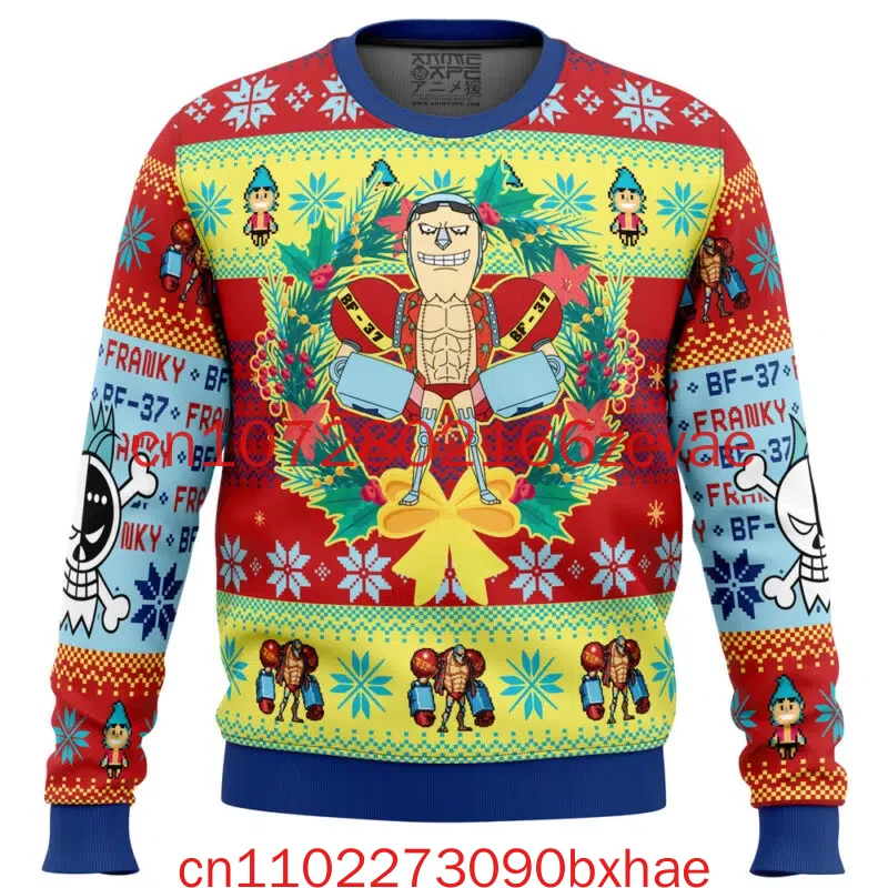 

Christmas Franky Ugly Christmas Sweater3D Printed One Piece Fashion Street Trendy Men's and Women's Kids Sweaters