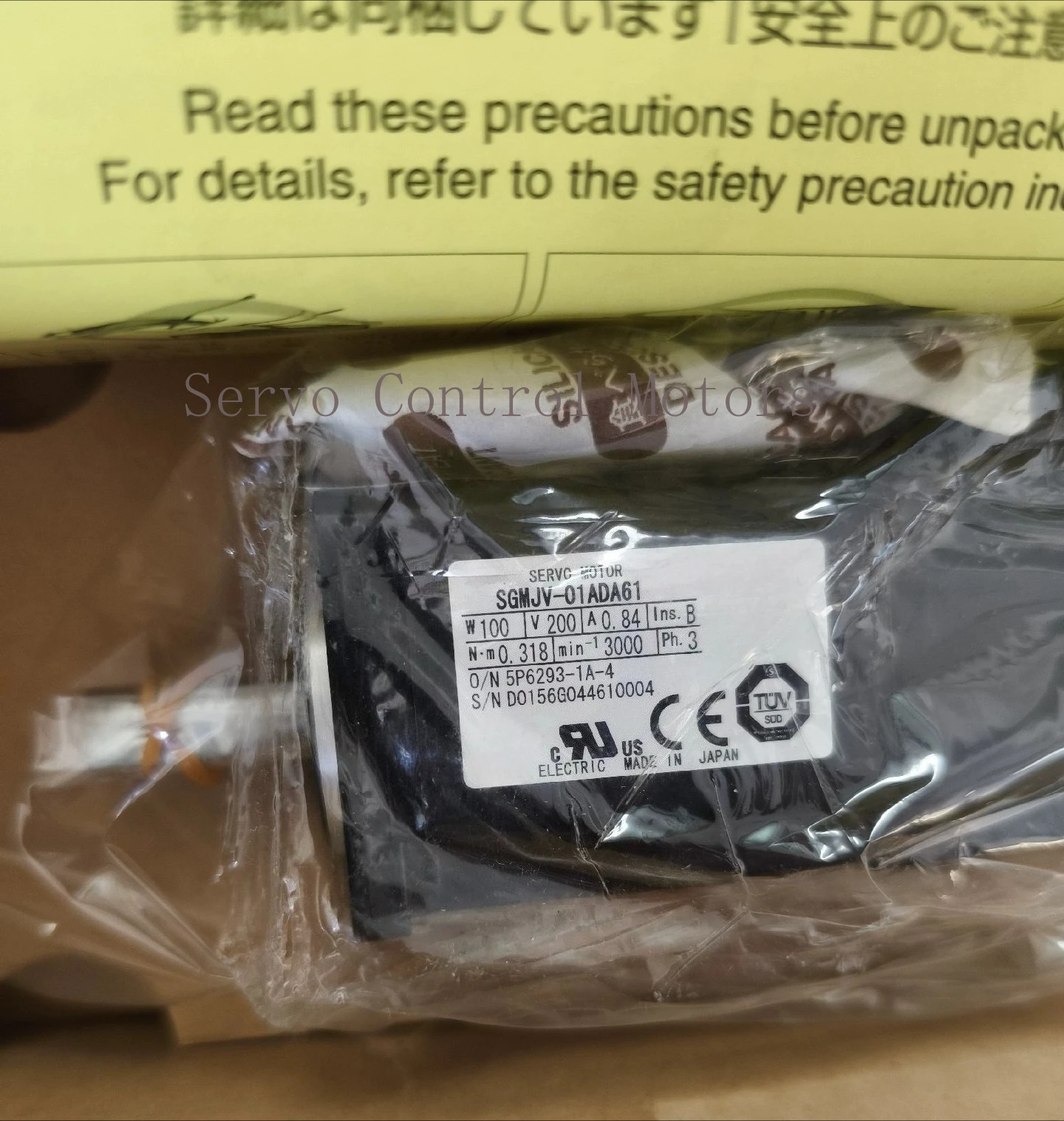 NEW in Box SGMJV-04ADA61 SGMJV-02ADA61 SGMAS-01ACA21 SGMJV-04AAA61 SGMJV-08AAA61 AC Servo Motor