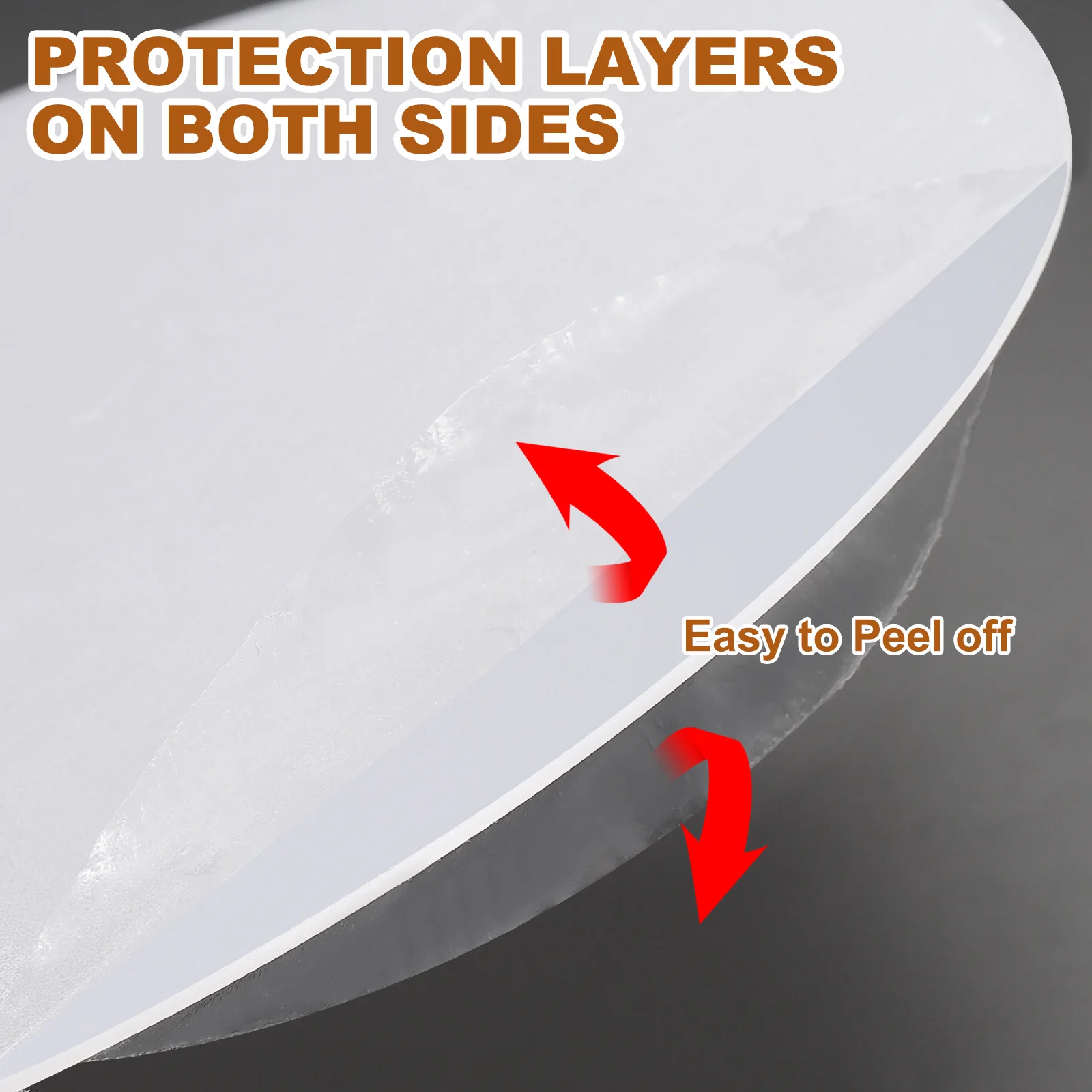 Lampshade Diffuser 394-445mm Dia. Round Frosted Milky White Acrylic Diffuser for Drum Lampshades Pendants Light DIY Light Shield