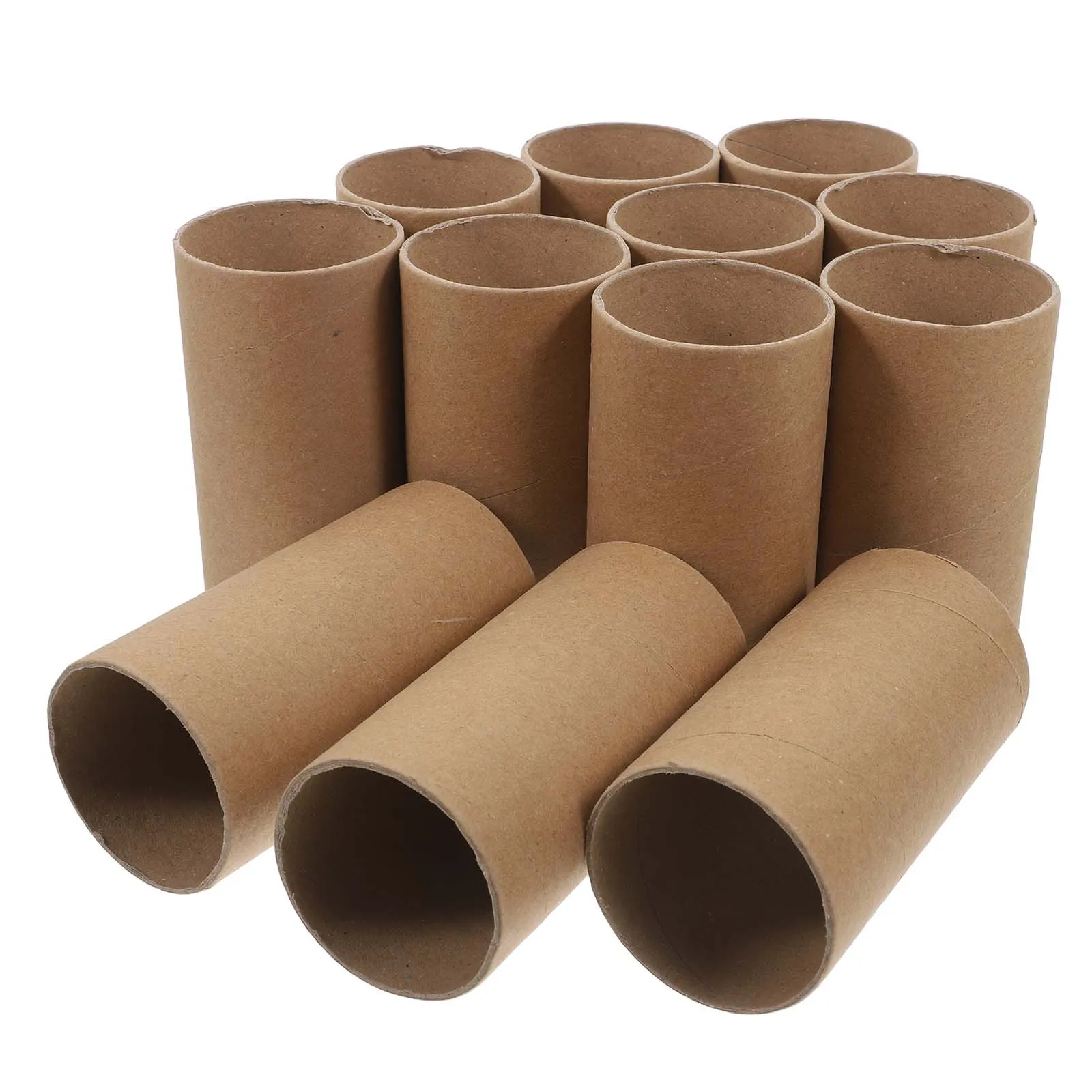 

30pcs Craft Paper Tubes Eco-Friendly Durable For Kids Diy Art School Project Recyclable Cardboard Tube Handicraft Supplies