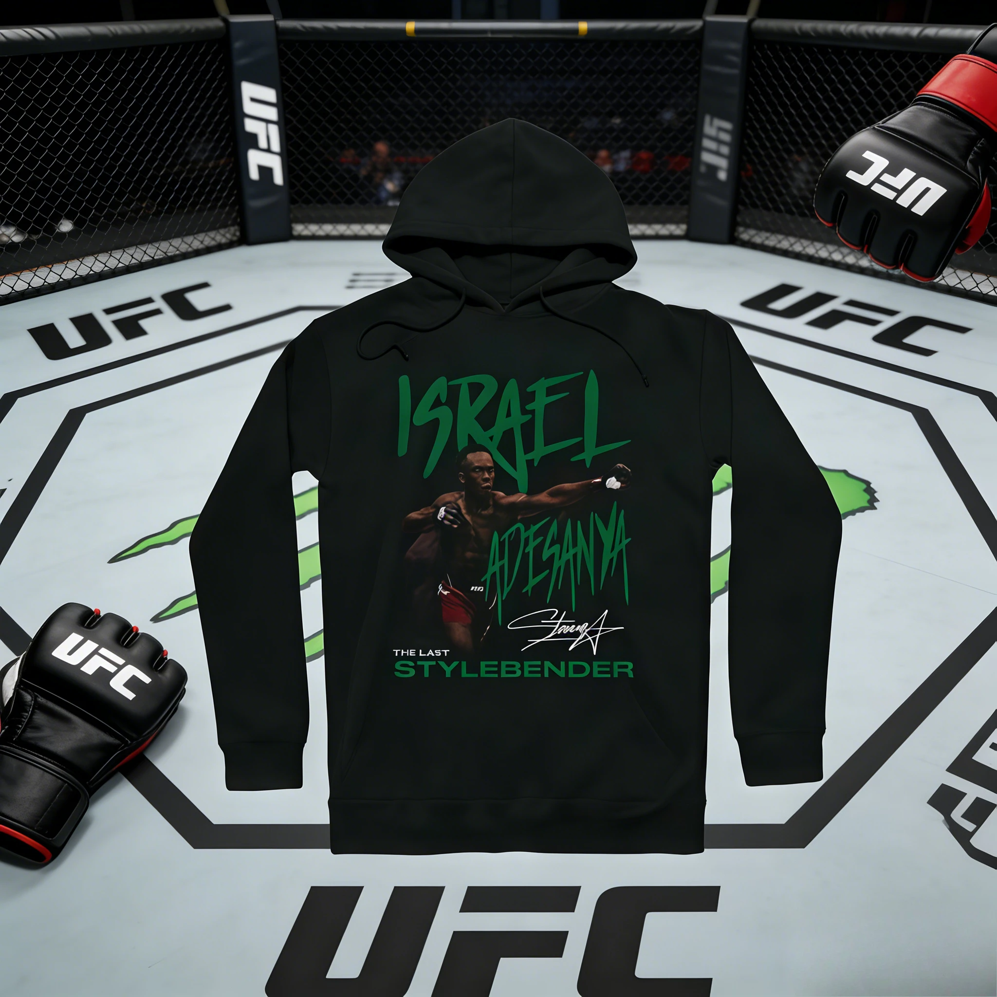 

Худи UFC Isley Adissaya, коллекция Осень/Зима 2026, из чистого хлопка, дышащее, повседневное, модное, унисекс