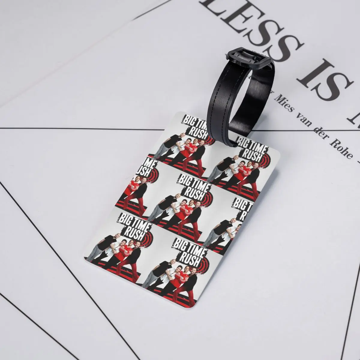 

Бирки для багажа Big Time Rush BTR Band, аксессуары для чемоданов, бирка для ручной клади, держатель для этикеток, идентификатор, имя, адрес