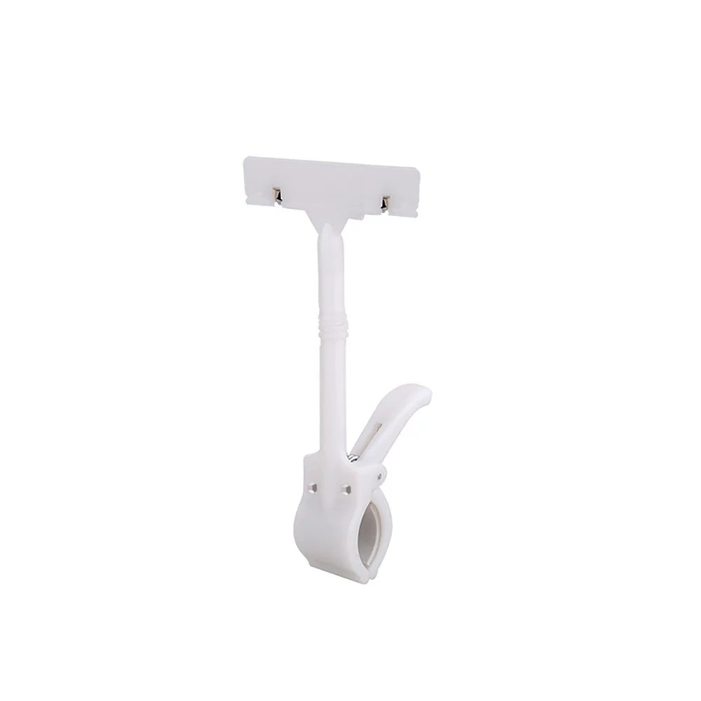 Price Display Clips Price Label Tag Holders Clothing Rack Signs Swivel Price Clips Rotatable On Holder Promotion Price Display
