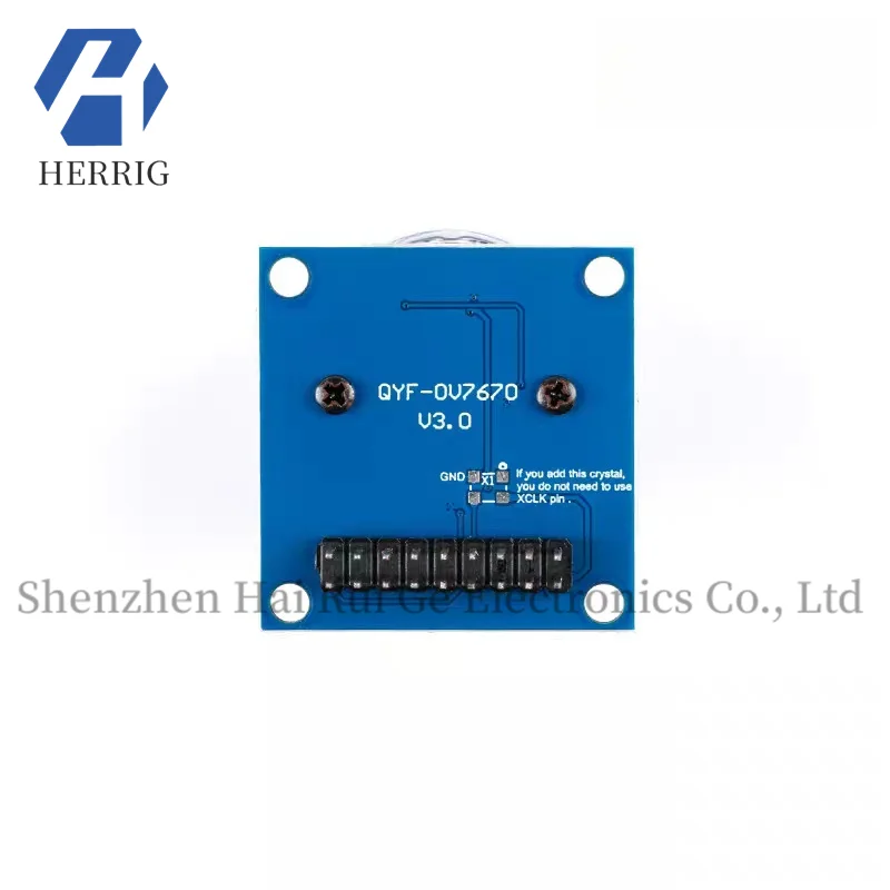 وحدة كاميرا ماكرو OV7670 قابلة للتعديل CMOS مستشعر الصورة SCCB Bus CS واجهة محول معدني