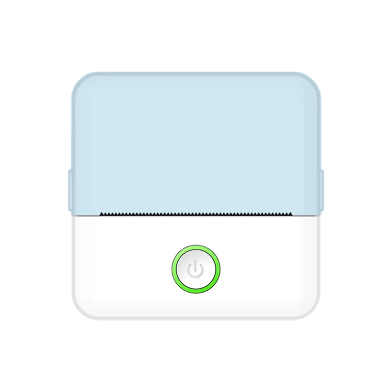 طابعة حرارية صغيرة محمولة بدون حبر صانع الملصقات طابعة جيب صغيرة للصور مجلة ملاحظات مذكرة قطع مجانية #4