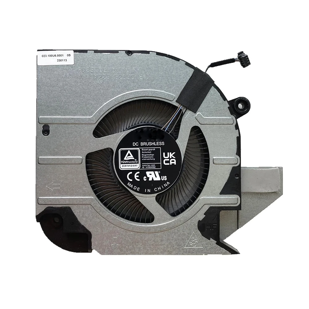 

Вентилятор графического процессора для ноутбука DELL Inspiron 16 Plus 7630 GeForce RTX 4060 0C2F8J C2F8J B8508ASHSF2200TN FQ8S DFS5K22305283C DC5V 0,5A