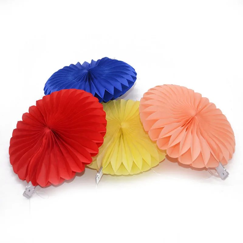 10/15/30cm Round Honeycomb Paper Fan Decor Wedding Birthday Party Baby Shower New Year Festival Background Hanging Decoration