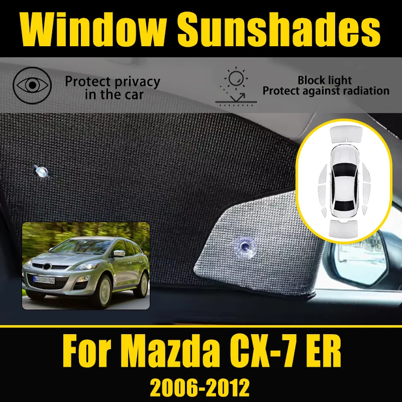 

Auto Curtain Sunshade Accessories For Mazda CX-7 ER 2006~2012 UV Protection Reflector Shade Heat insulation Sun Visor Auto Parts