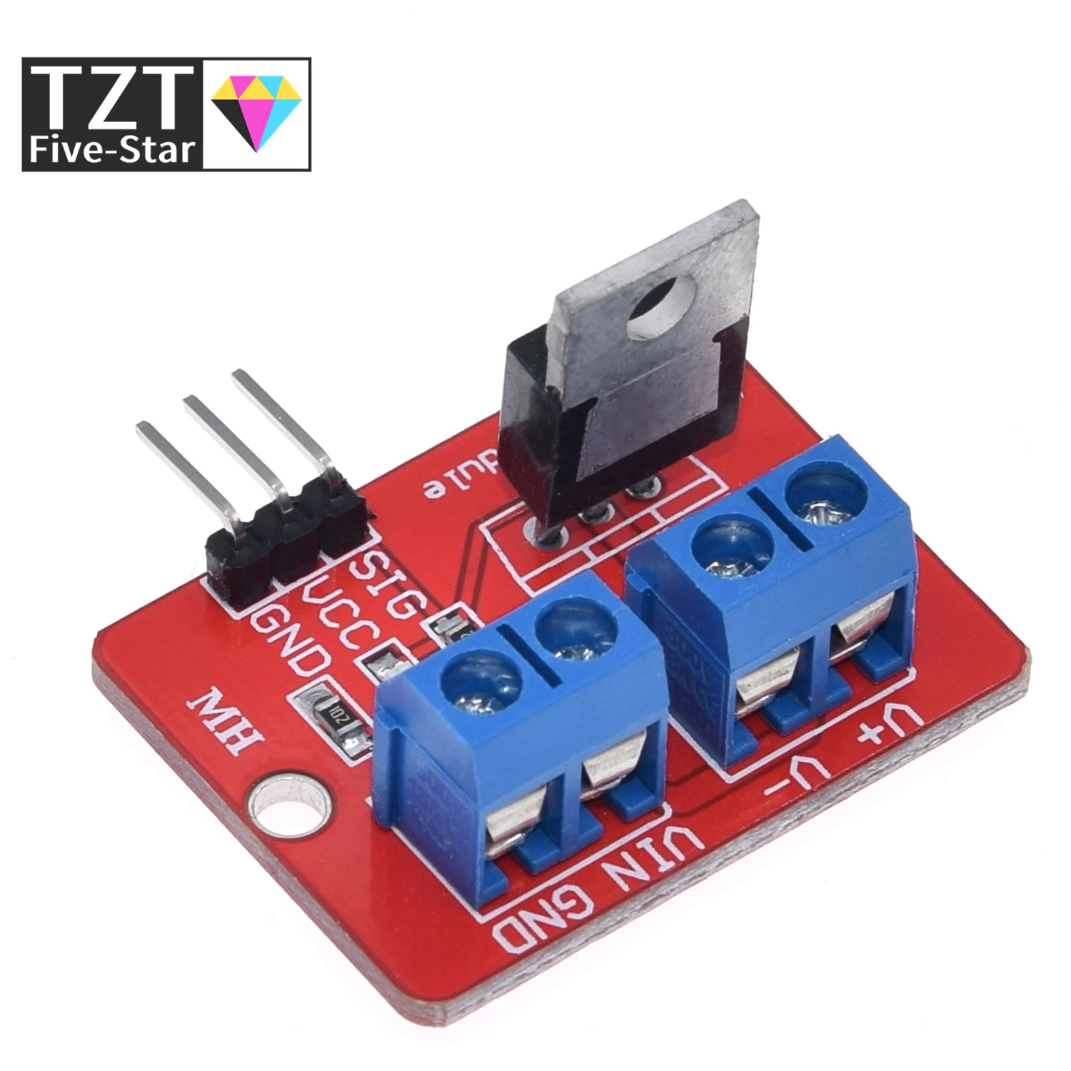 Smart Electronics 0-24V Top Mosfet Button IRF520 MOS Driver Module For Arduino MCU ARM Raspberry pi