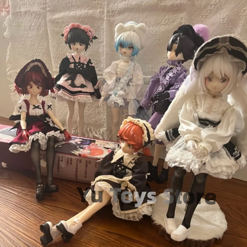 

Genuine1/5 Ufdoll Tea Plus Series Blind Box Bjd Anime Figure Peripheral Articular Mobility Desktop Customized Collectible Model
