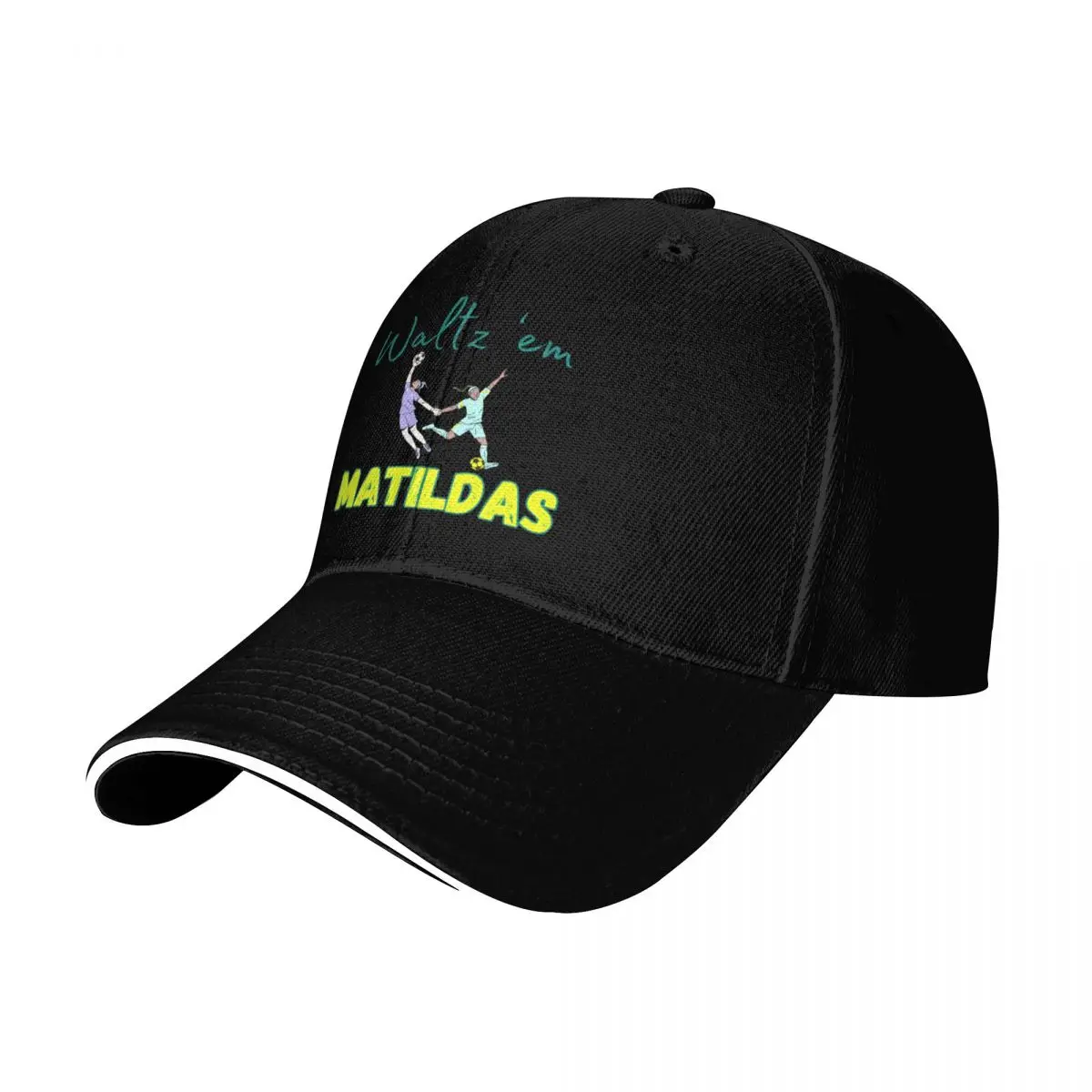 Waltz 'em Matildas Australia Soccer Team Away Colours Baseball Cap Men Women Casual Summer Sport Sun Cap