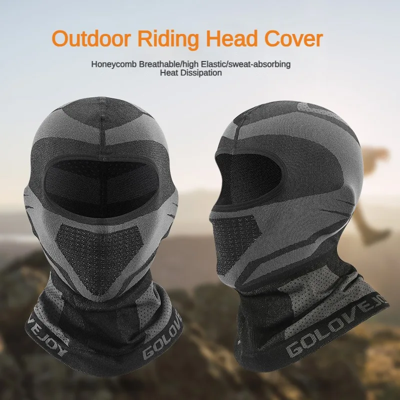 

Breathable Balaclava Full Face Mask Motorcycle Bicycle Windproof Sunscreen Masks Cycling Sports Soft Headgear for Men Women