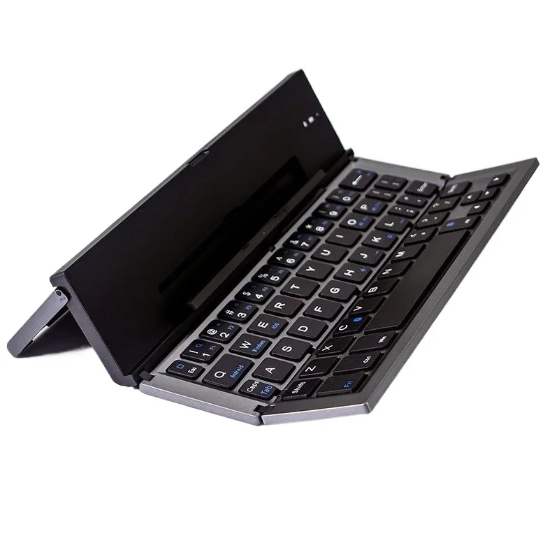 Bluetooth folding keyboard mouse mobile phone laptop tablet iPhone charging wireless keyboard and mouse set
