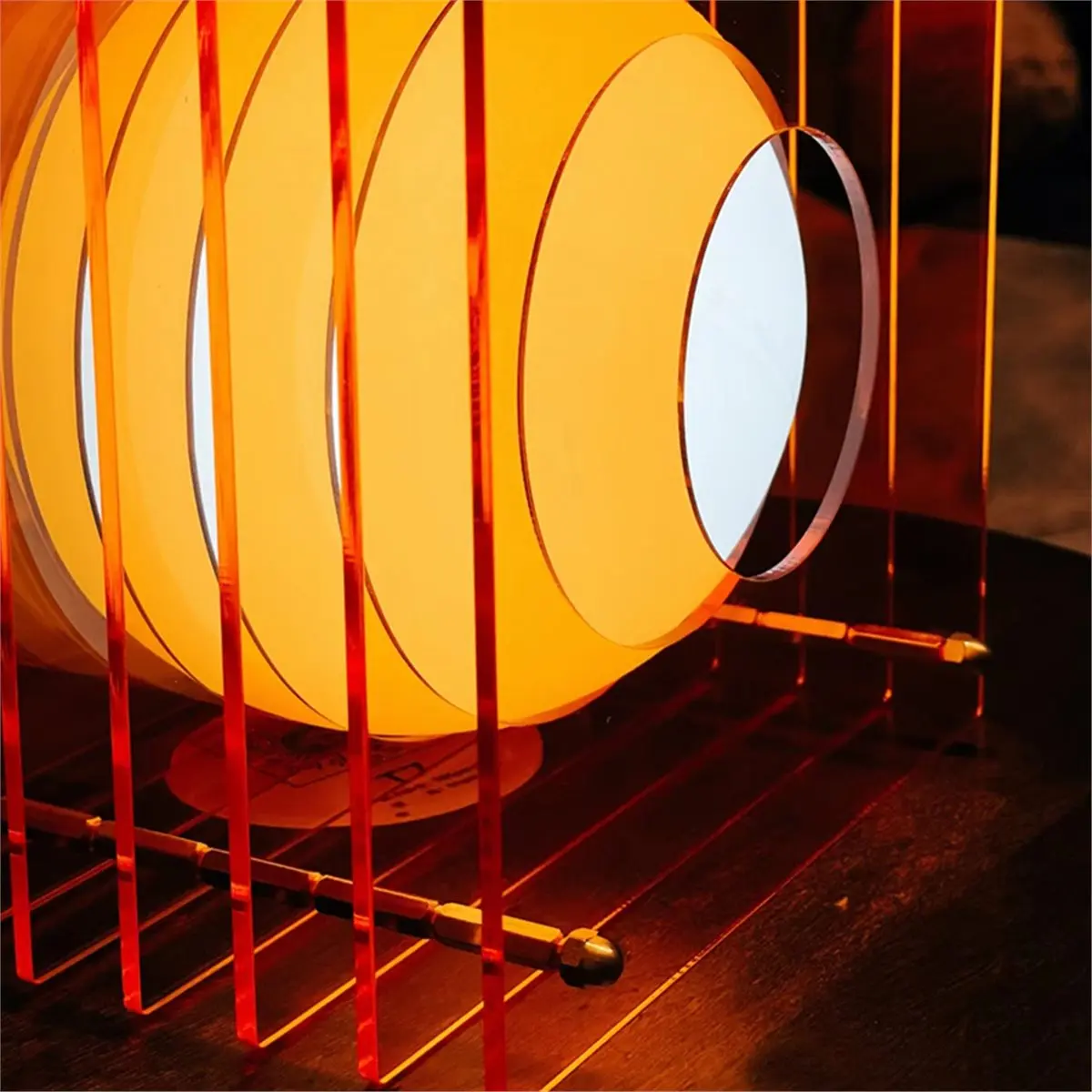 Budget-Friendly Artistic Desk Lamp Atmosphere Acrylic Rechargeable Night Light Design for Office,Living Room Decoration