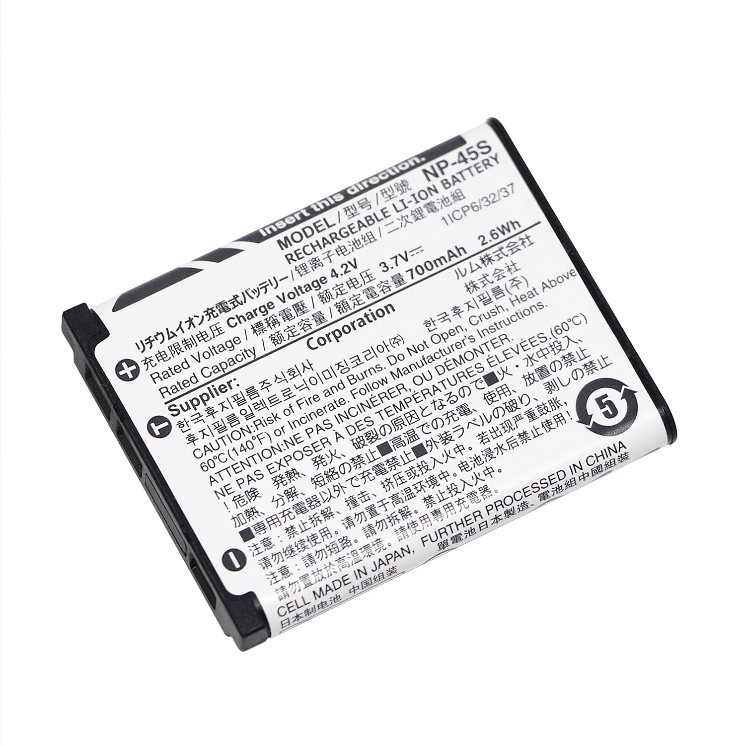 Original NP-45S NP45S Camera Battery For FUJIFILM NP-45A NP-45B NP-45 XP10 XP11 J38 Z70 Z35 J40 J20 instax mini90 90S Z90 Z80