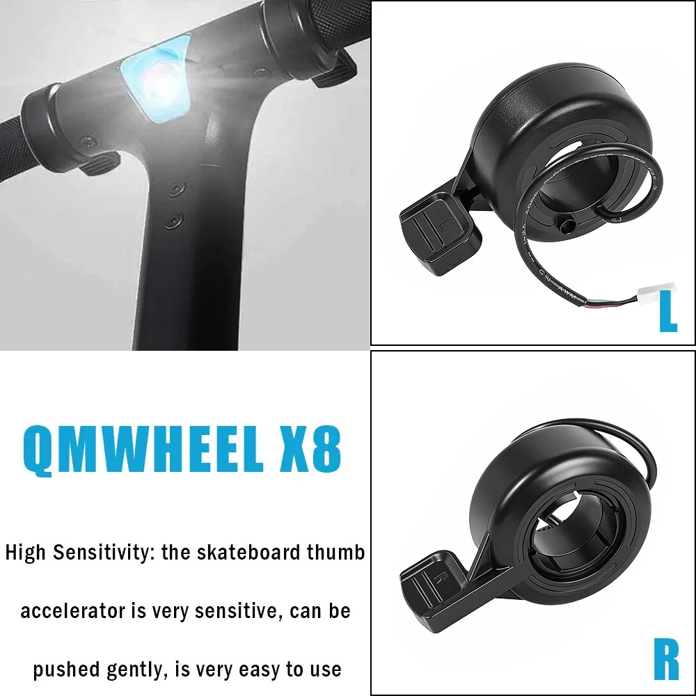 Finger Throttle Safety High Sensitivity  Left Right Thumb Throttle For Xiaomi X8 Electric Scooter KickScooter Accessories Parts