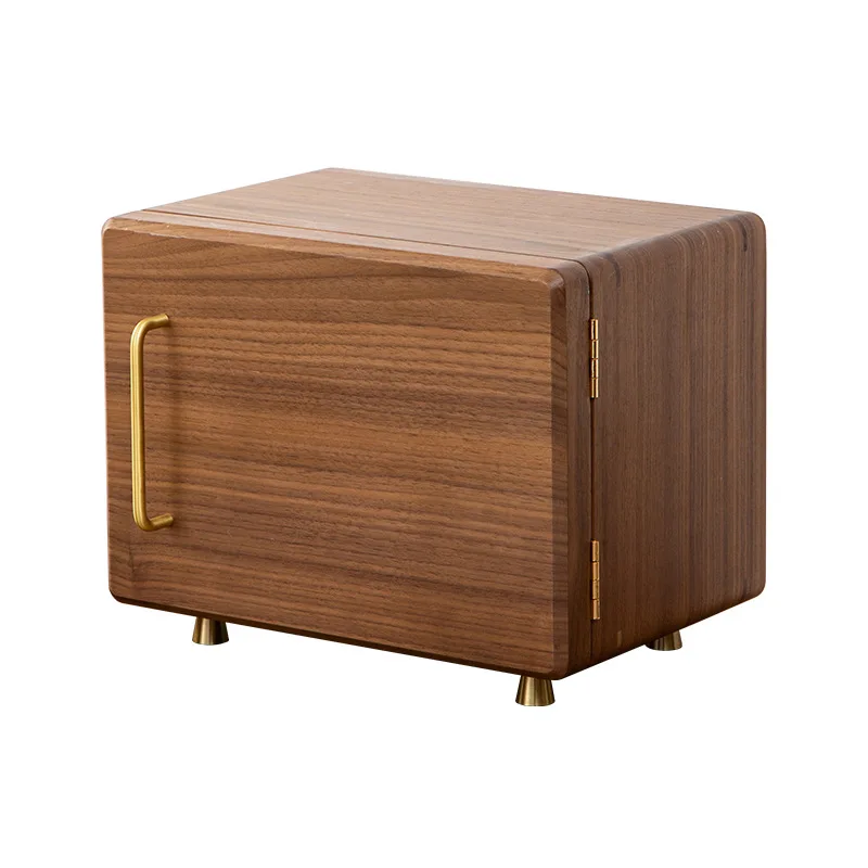 فرن الجوز الأسود صندوق تخزين المجوهرات قلادة المجوهرات #1