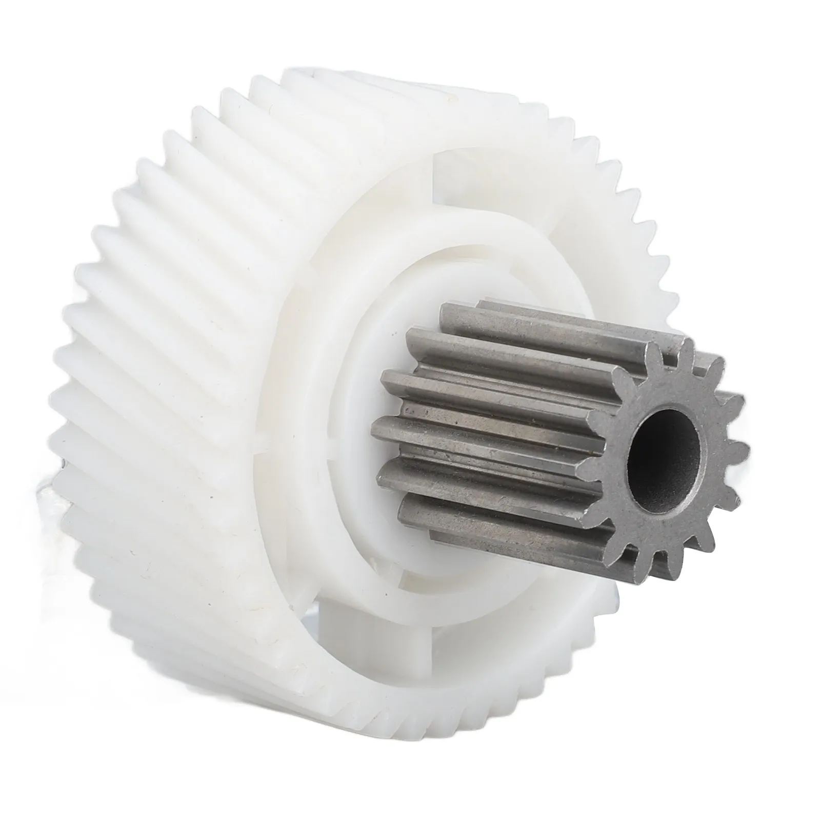 Engranaje para picadora de carne de 2 piezas, máquina de salchichas de Control de precisión de plástico y acero inoxidable, para fabricación de alimentos