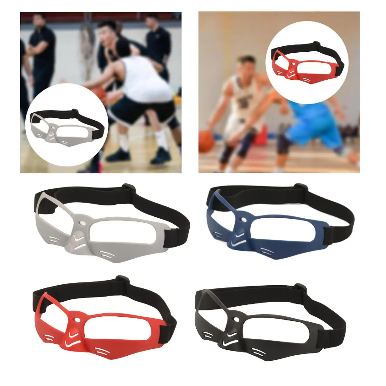 

Спортивная оправа для очков, регулируемый ремень, оправа для очков для волейбола, баскетбола, тренировок, езды на мотоцикле, ракетбола, футбола