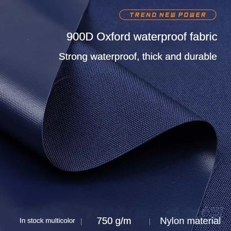 

Водонепроницаемая ткань Оксфорд из нейлона 900D в метрах для палаток, сумок, детских колясок, стульев, для шитья своими руками, утолщенная износостойкая ткань, синяя, черная