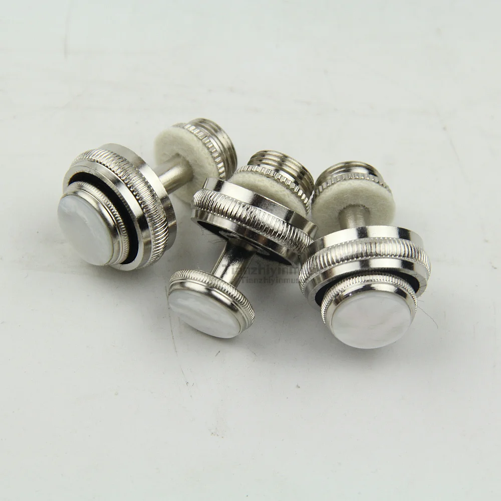 3 piezas = 1 Juego de botones de dedo de trompeta para reparar piezas perfectas