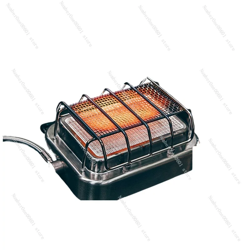 Infrared radiation furnace multifunctional camping gas burner split type furnace portable gas heating heater 1800W