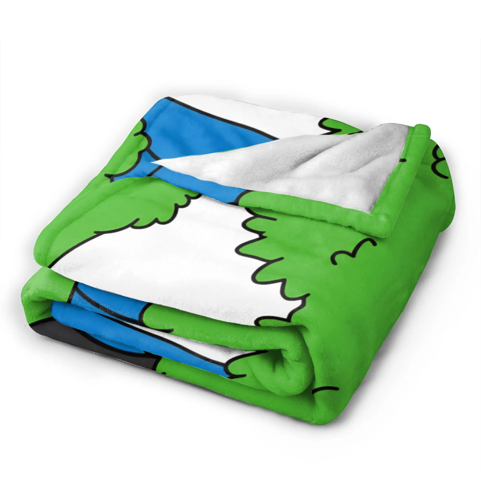 Warm Cozy Throw Blanket Plane Travel S-Simpsons Homer Hidden In Grass Blanket Flannel Bedspread For Living Room Sofa Bed Cover