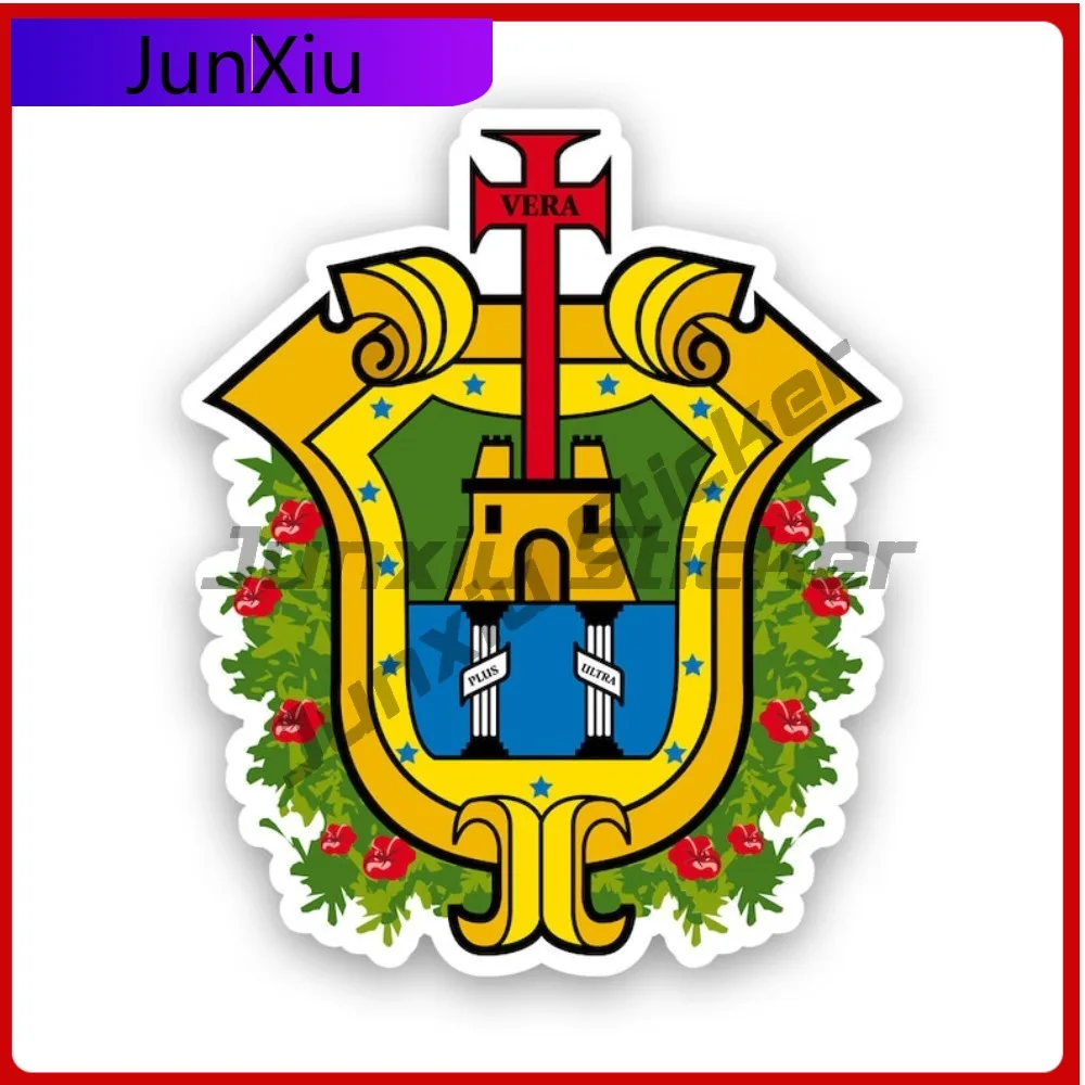 

Veracruz Coat Of Arms Sticker Waterproof Funny Car Waterproof Vinyl Decal For Toilet Seat High Quality Outdoor Fun Fun Fun