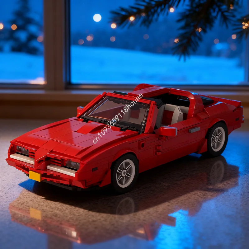 

1088pcs MOC Trans AM Firebird Iconsed Model Building Blocks Toys Architecture Assemble Christmas Gift DIY Idea Kids Birthday