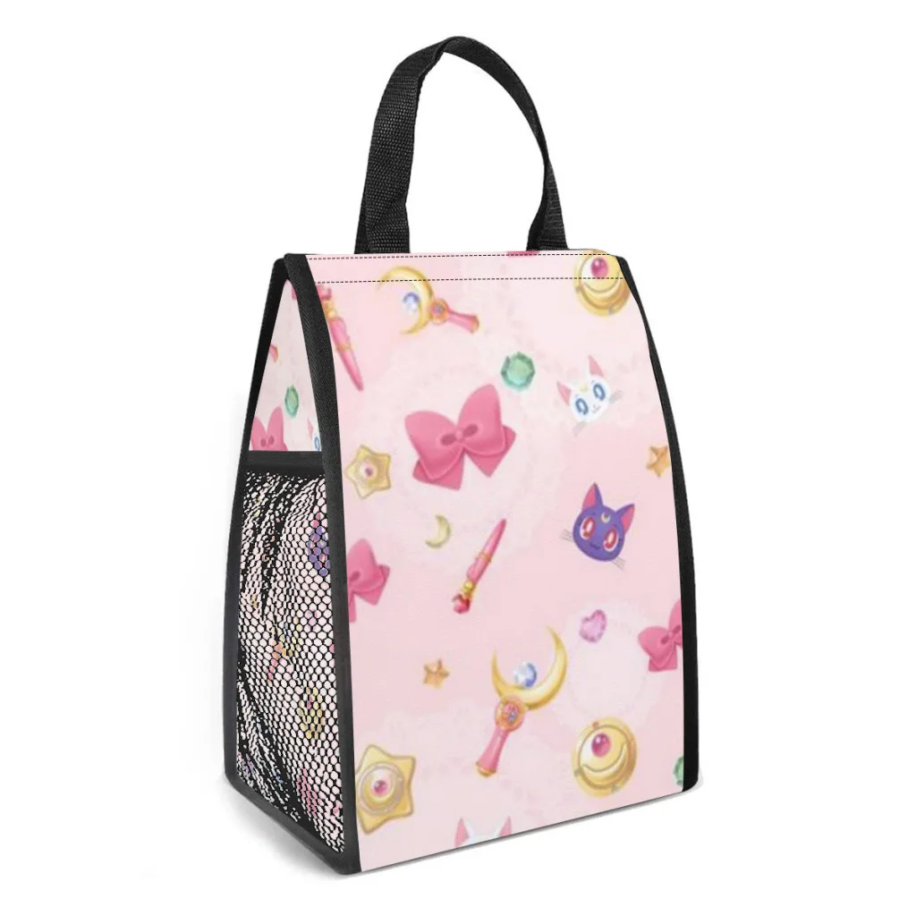 SAILOR-MOON-Boîte à Lunch pour Femme, Réutilisable, Étanche, Refroidisseur Thermique, Sac Isotherme pour Enfants, École