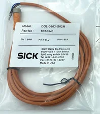 DOL-0803-G02M  DOL-0803-W02M  M8 3Pins Sensor Connecting Cable 100% New & Original