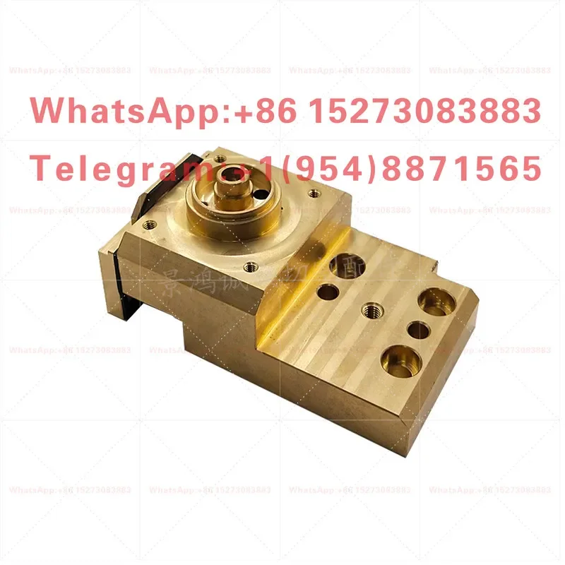 Machine head copper seat, lower eye mask copper seat with door panel, copper landline head slow wire cutting accessories